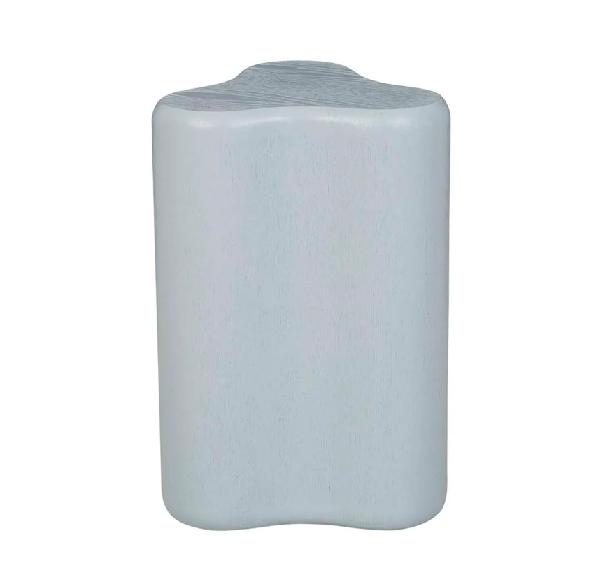 Artie Clover Side Table in Powder Blue