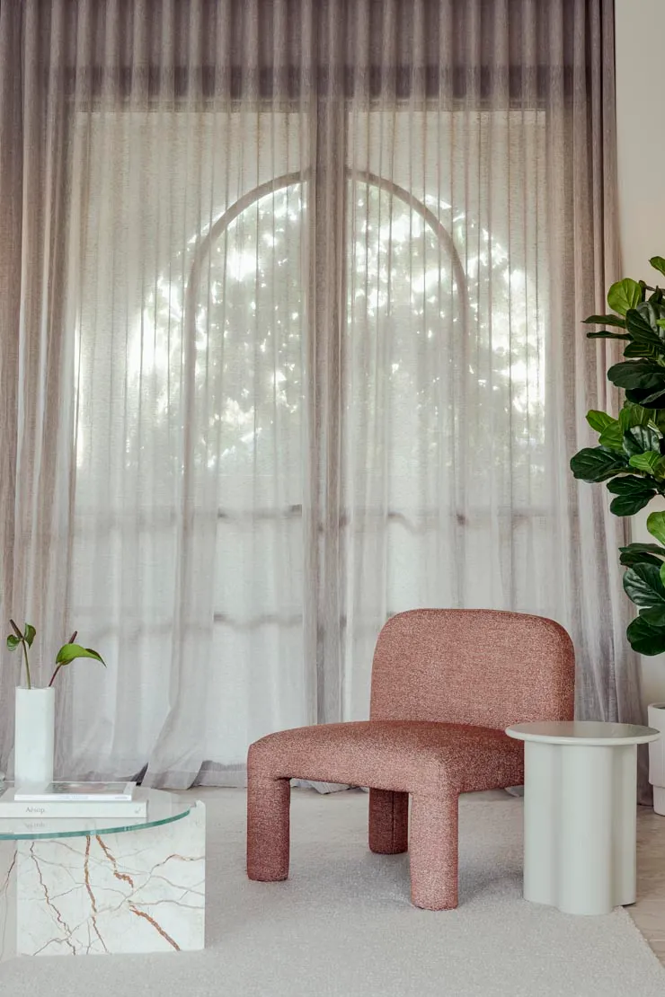 Artie Wave Side Table in Twilight