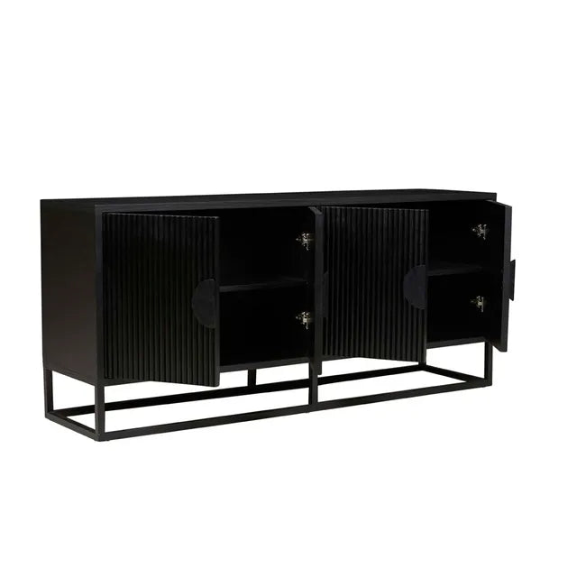 Benjamin Ripple Buffet in Matte Black