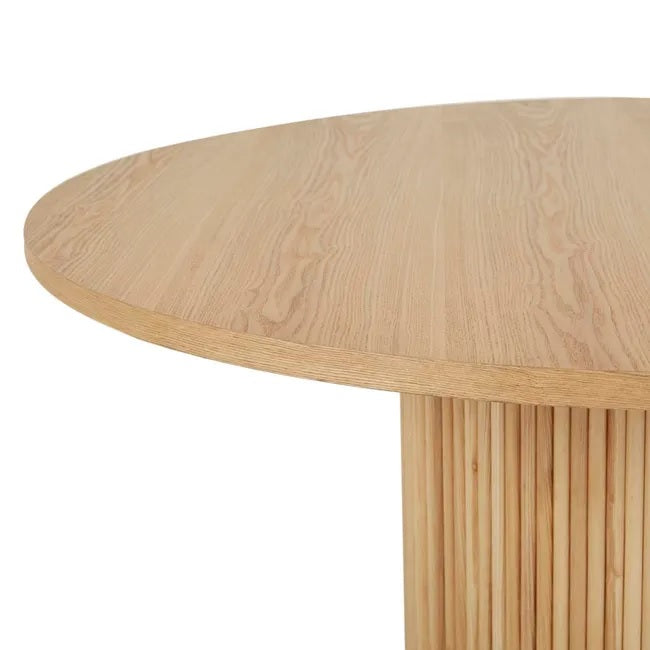 Benjamin Ripple Dining Table in Natural Ash