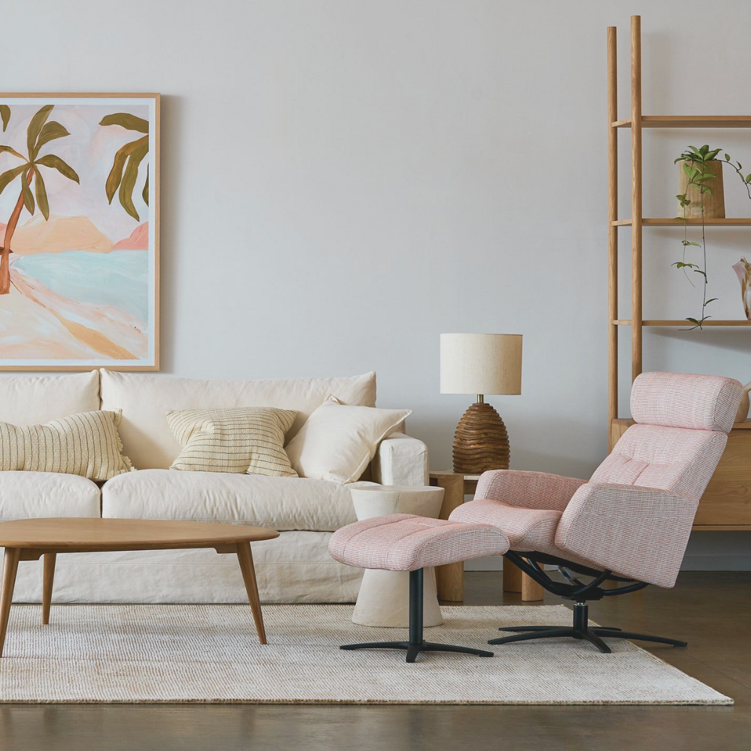 Charlie Recliner in Aurora Leather