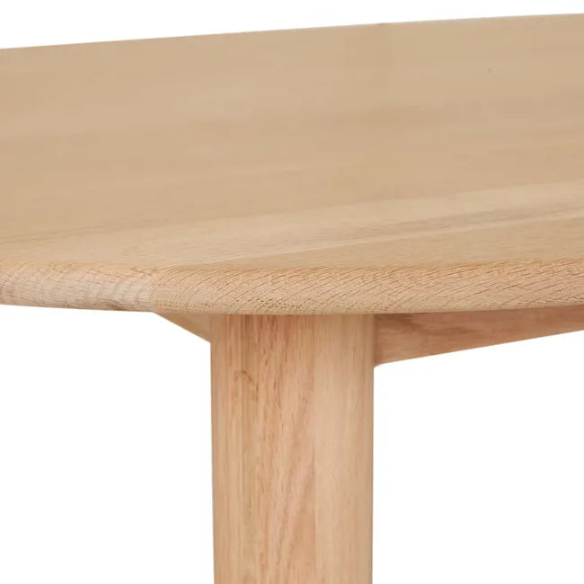 Linea Oslo Oval Dining Table in New Oak