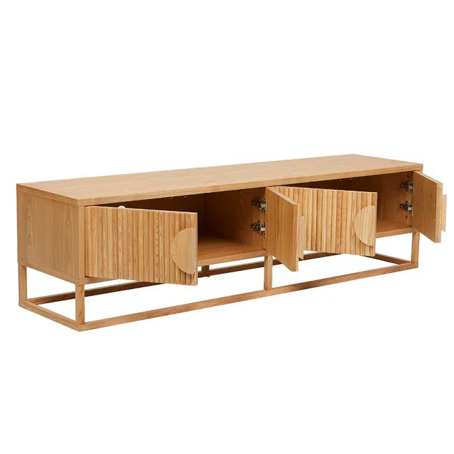 Benjamin Ripple TV Unit in Natural Ash