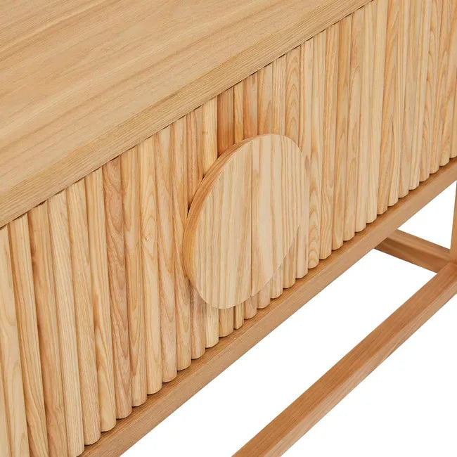 Benjamin Ripple TV Unit in Natural Ash