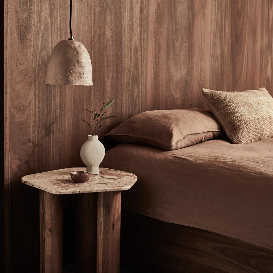 Waverly Side Table in Grey Lagoon