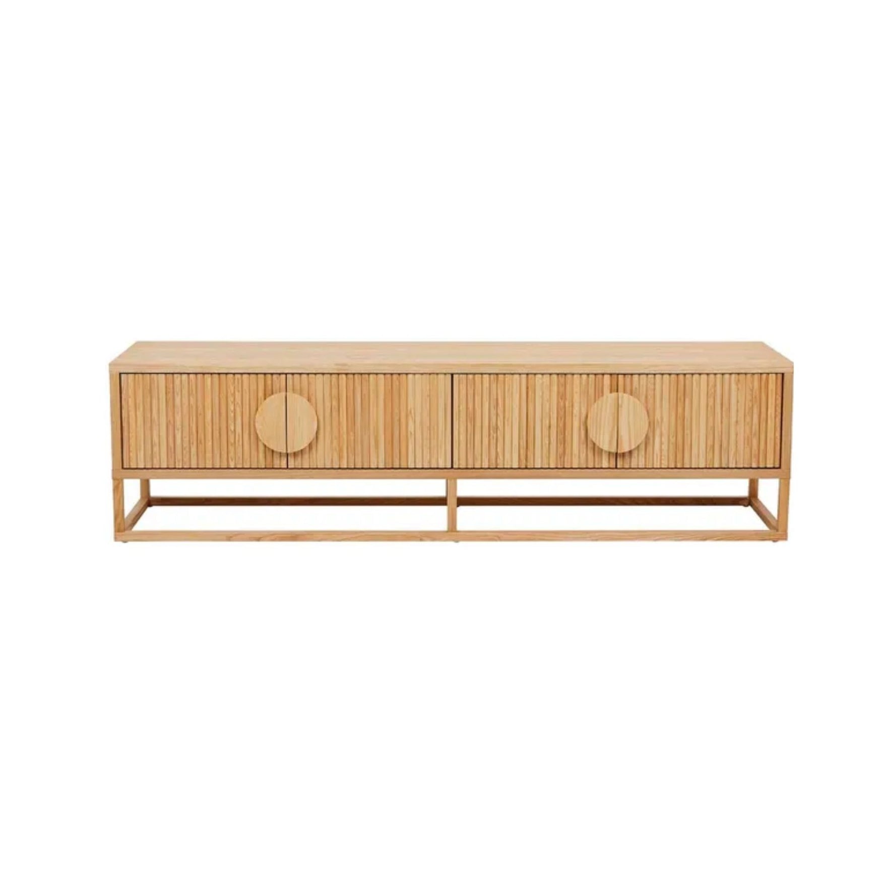 Benjamin Ripple TV Unit in Natural Ash