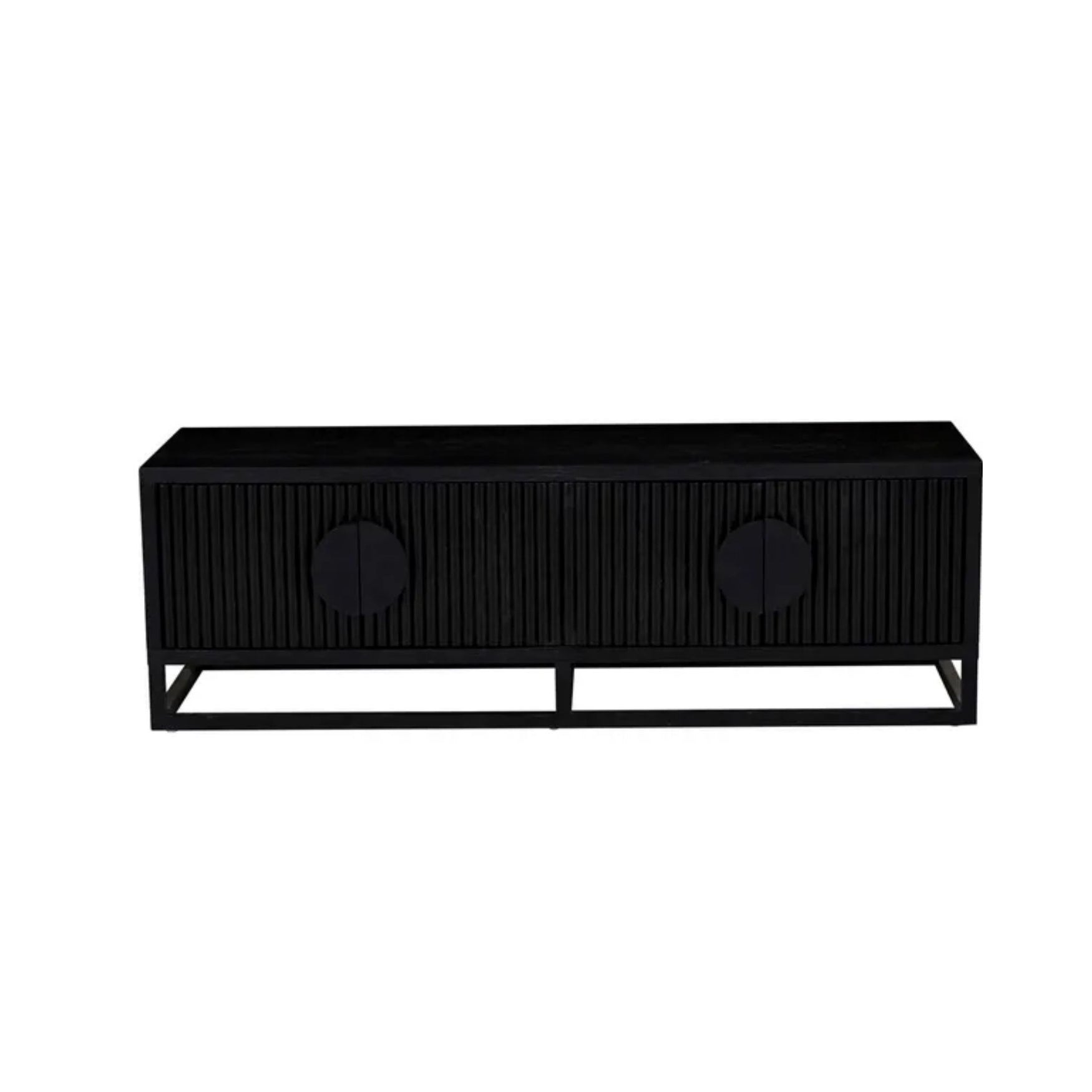 Benjamin Ripple TV Unit in Matte Black