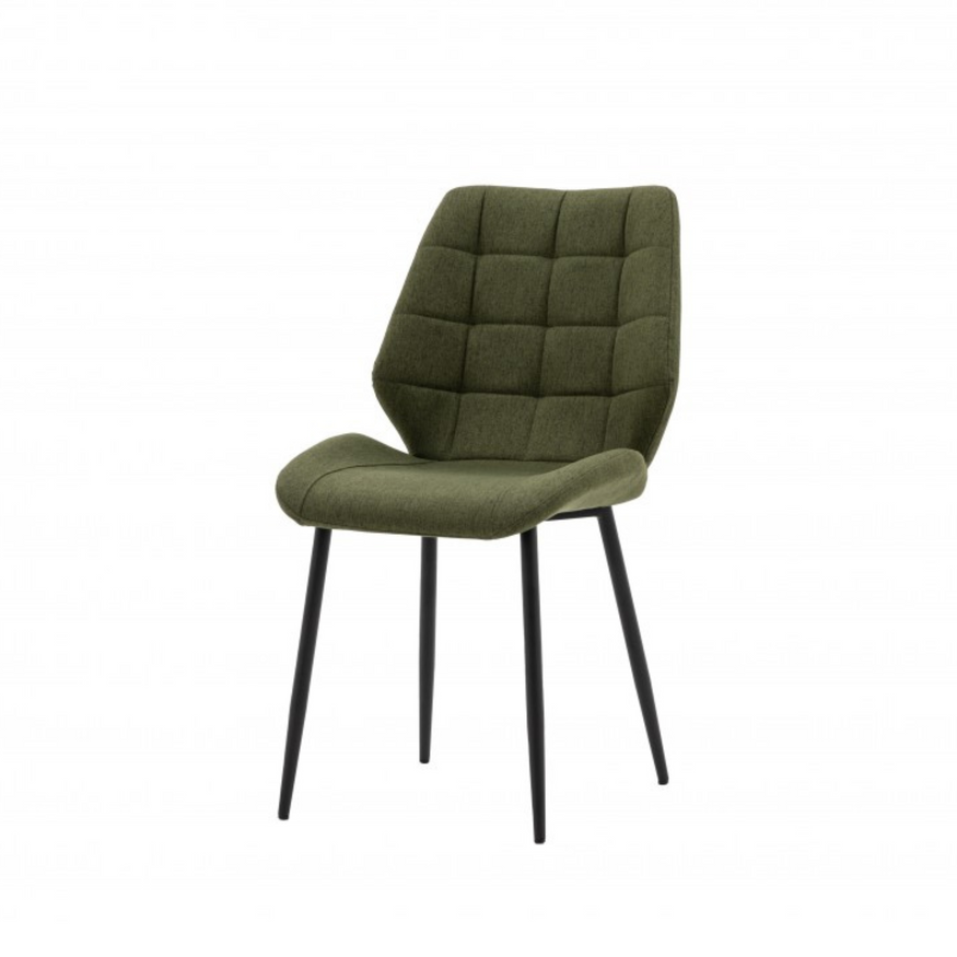 Endora Dining Chair in Bottle Green