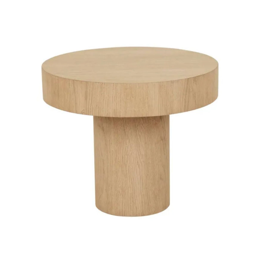Seb Cloud Side Table in Natural Oak