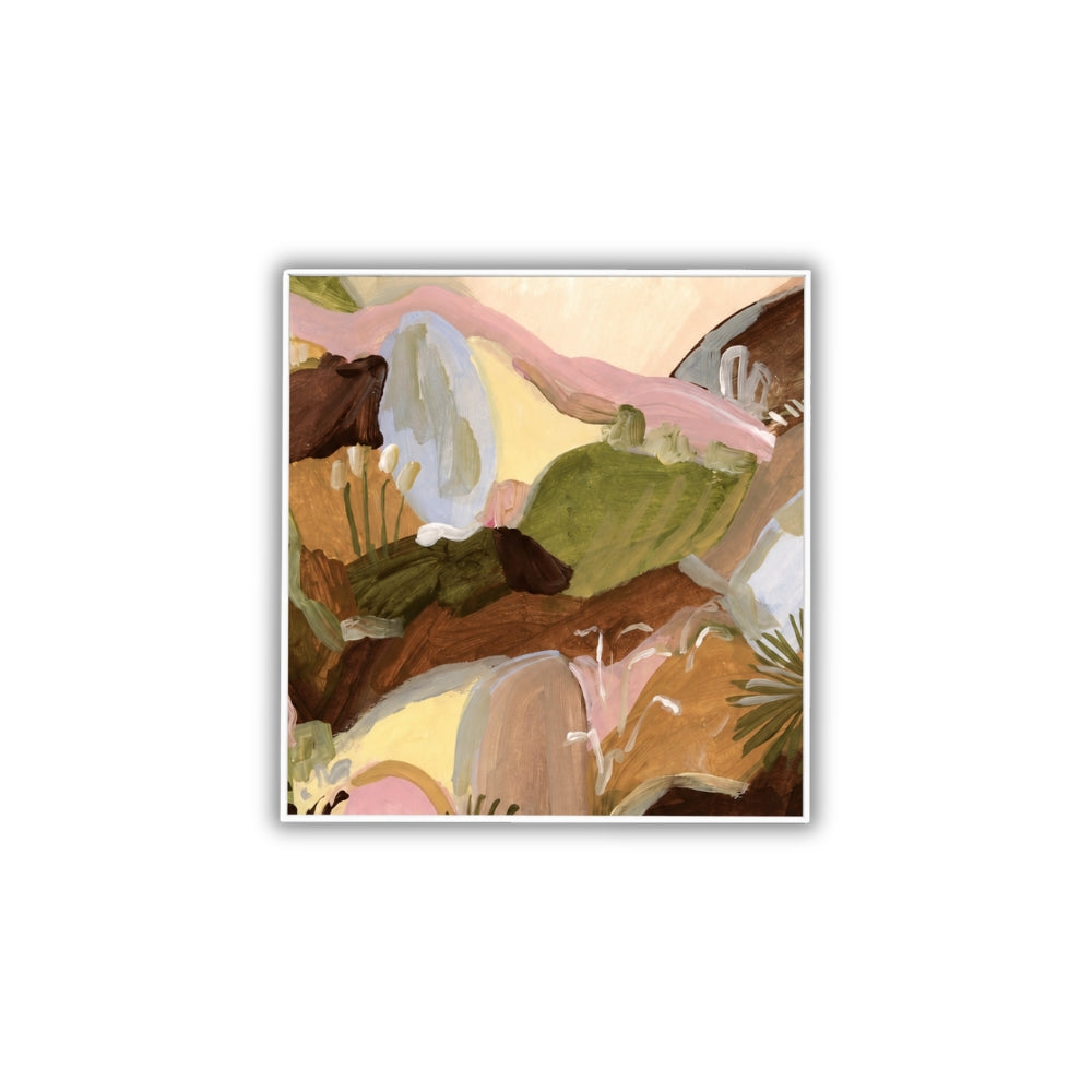 Wildflower Whimsy Summer Square Canvas