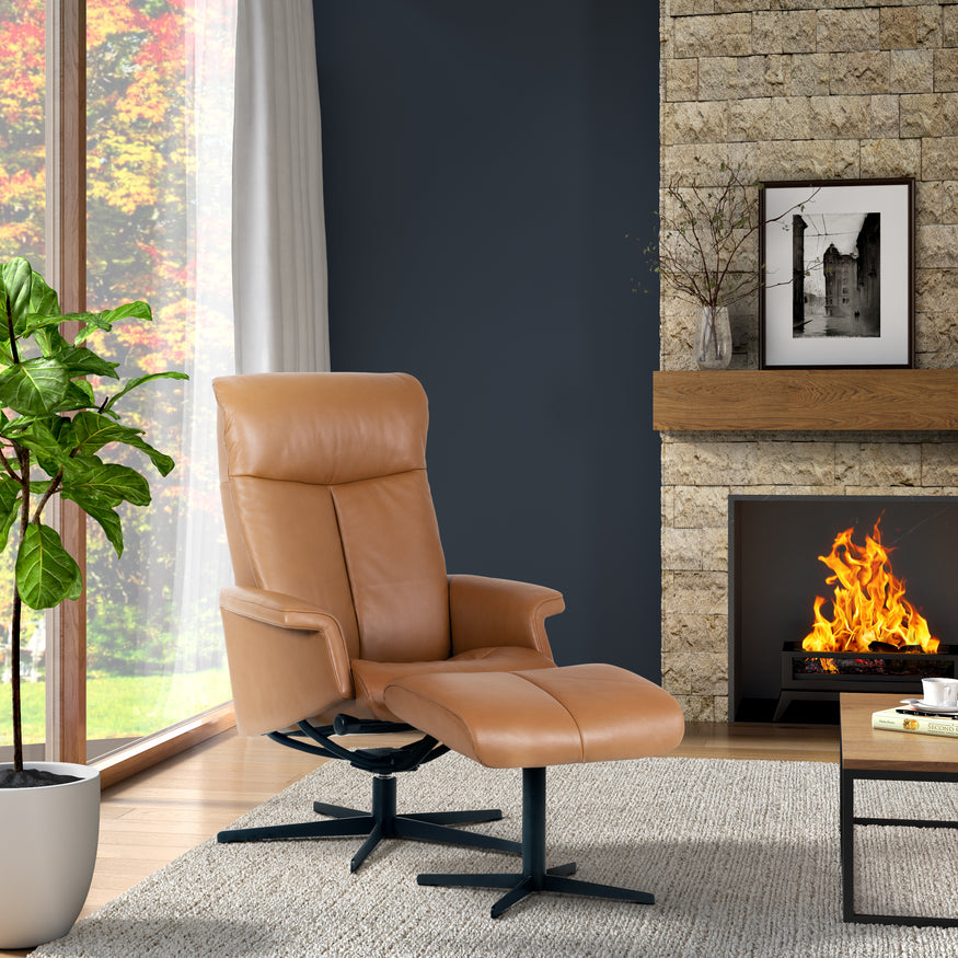 Lola Recliner in Essenza Leather