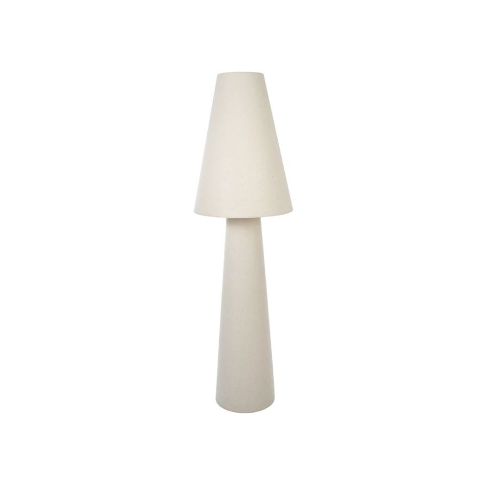 Carrington Linen Floor Lamp in Natural