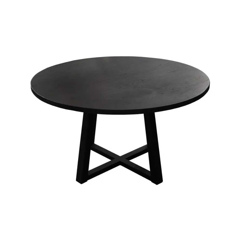 Denver Dining Table Black Oak