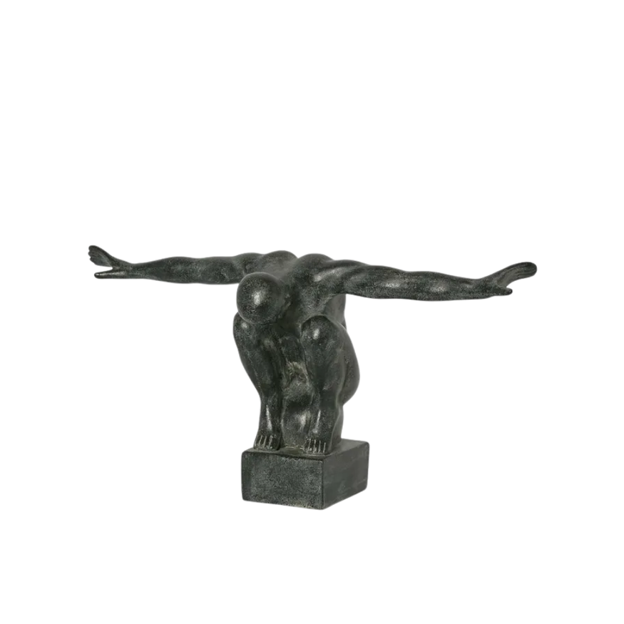 Bethem Man Sculpture Black