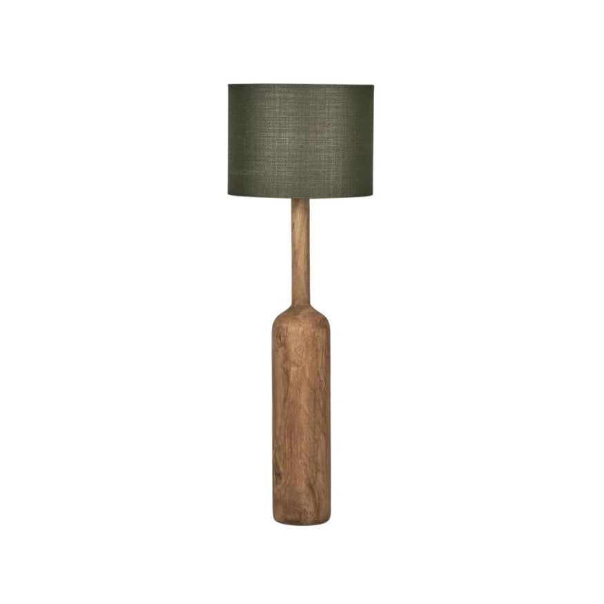 Flask Floor Lamp Saddle Base / Black
