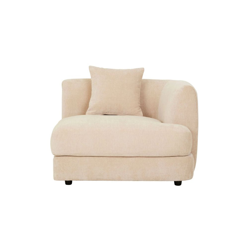 Madrid Curve Sofa Modular in Soft Wheat