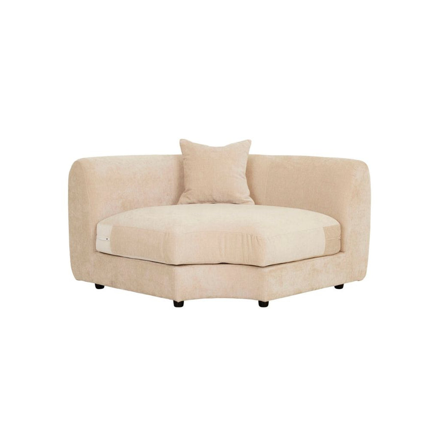 Madrid Curve Sofa Modular in Soft Wheat