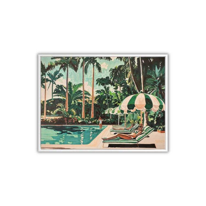 Cocktail Flamingo Canvas