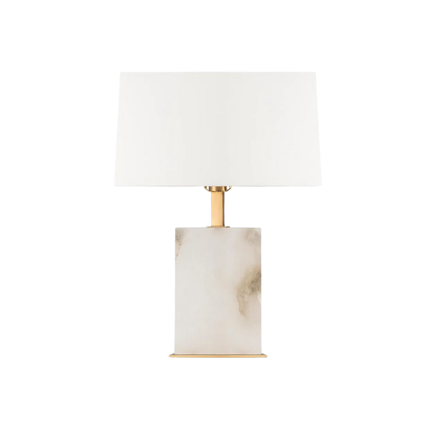 Roco Alabaster Table Lamp with Shade