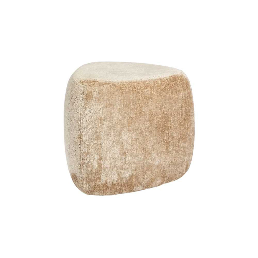 Pebble Small Ottoman in Toffee