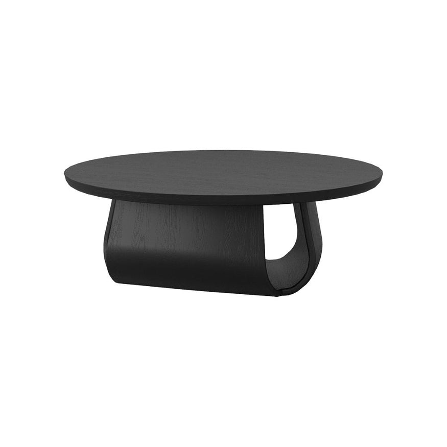 Lambert Round Coffee Table in Black
