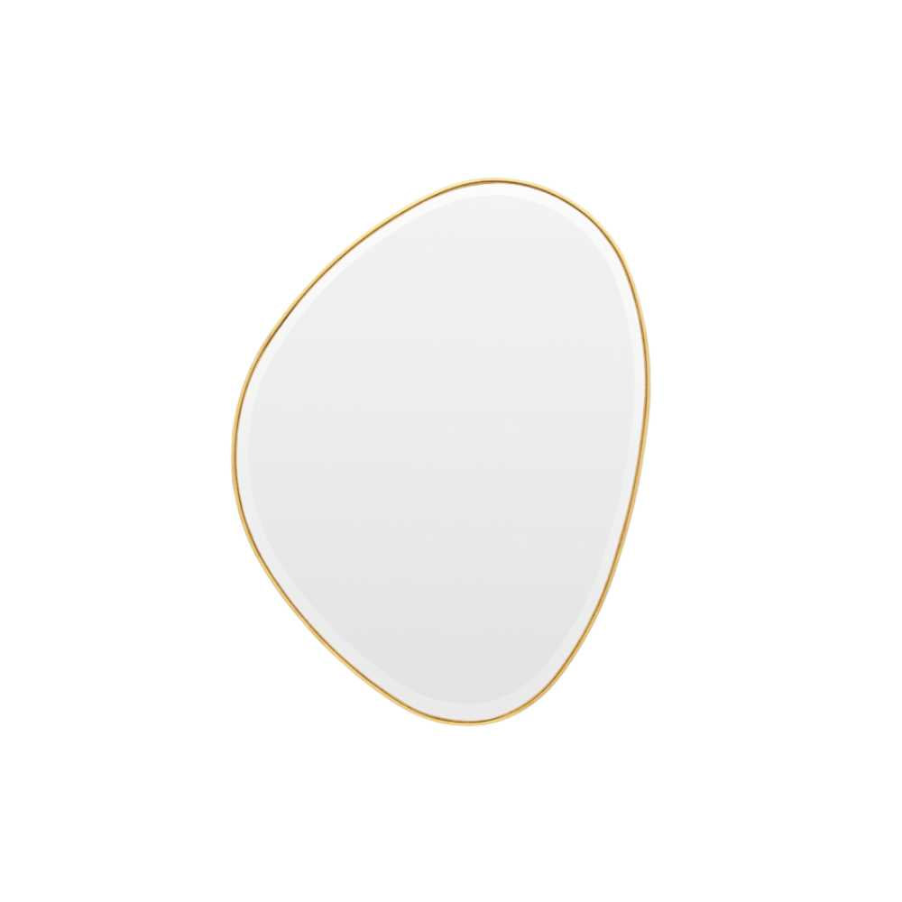Pebble Brass Mirror