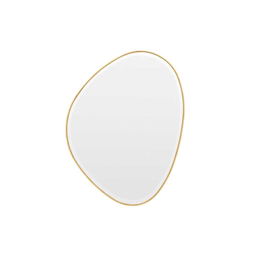 Pebble Brass Mirror