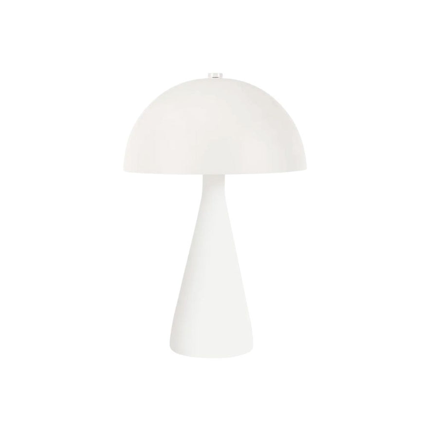 Easton Dome Table Lamp in White