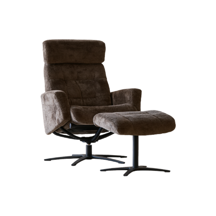 Charlie Recliner in Caulfield Fabric
