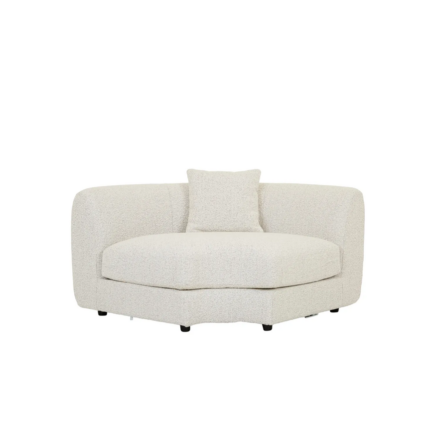 Madrid Curve Sofa Modular in Grey Speckle