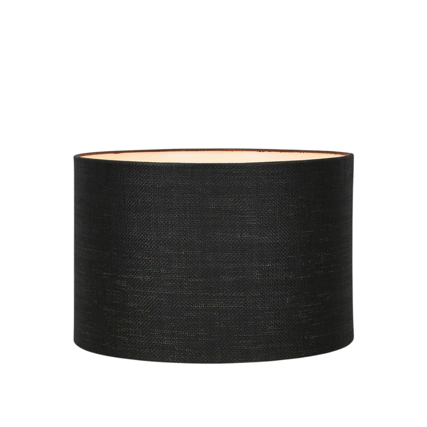 Java Cylinder Lamp in Black Shade