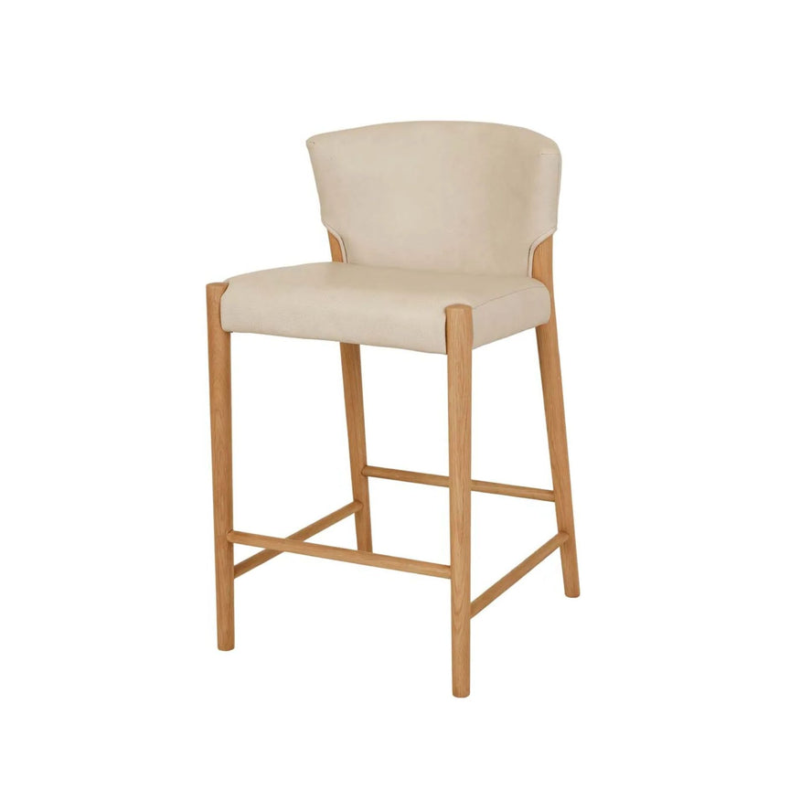 Sketch Ronda Barstool in Limestone Leather