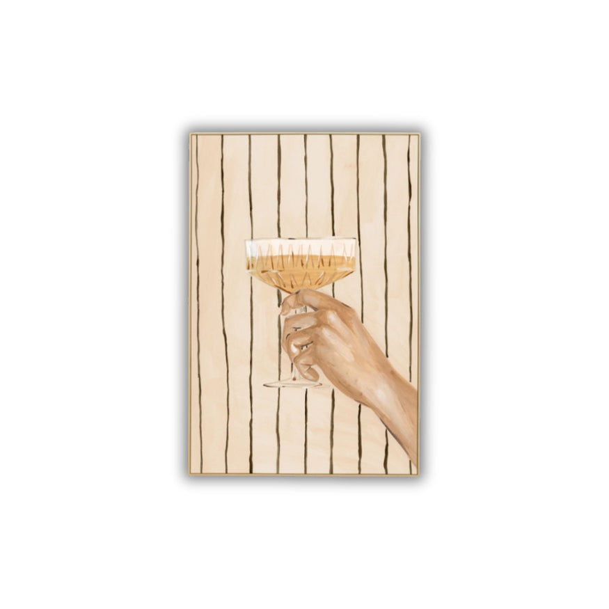 Weekend Drinks Neutral 2 Canvas