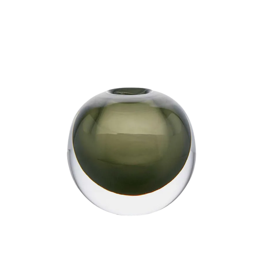 Jaylen Vase Round Smoke