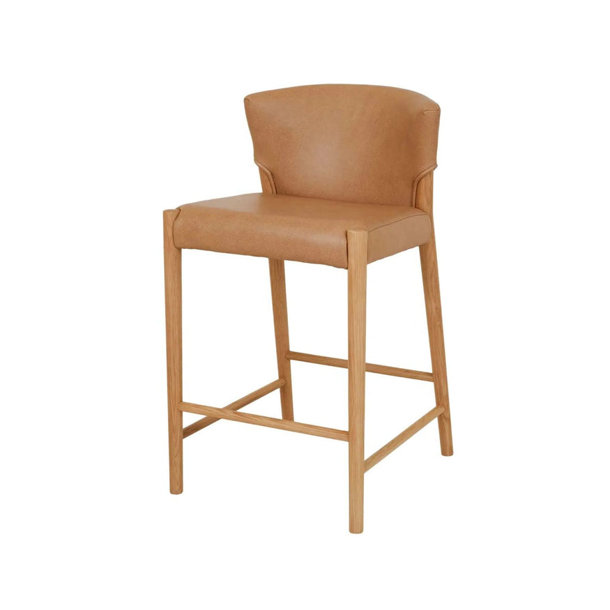 Sketch Ronda Barstool in Pecan Leather