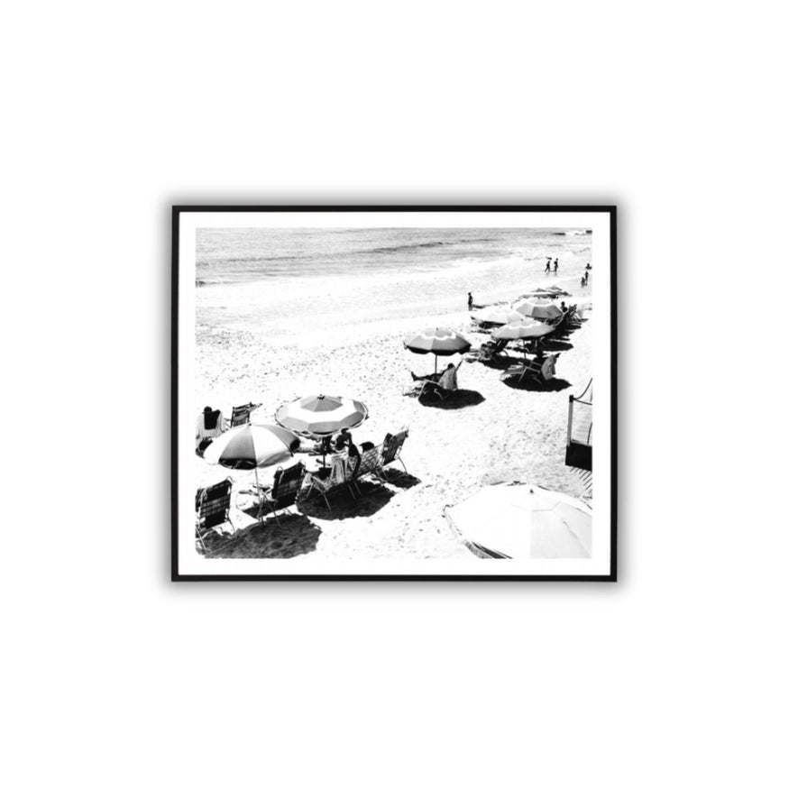 Beachgoers Print