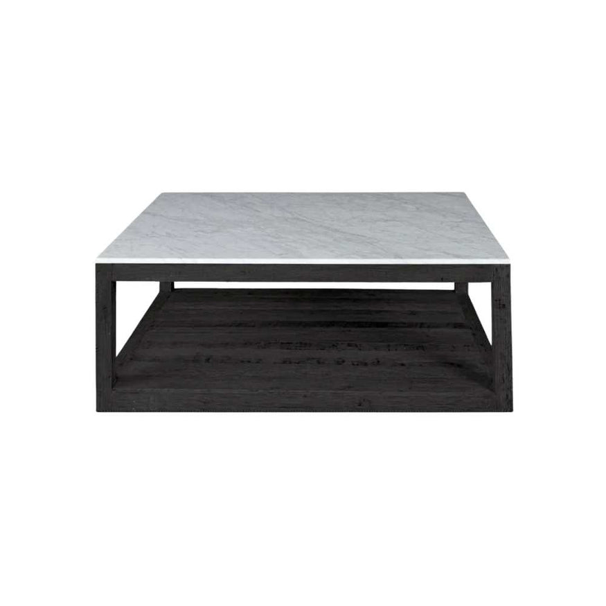 Denver Marble Coffee Table in Black & White