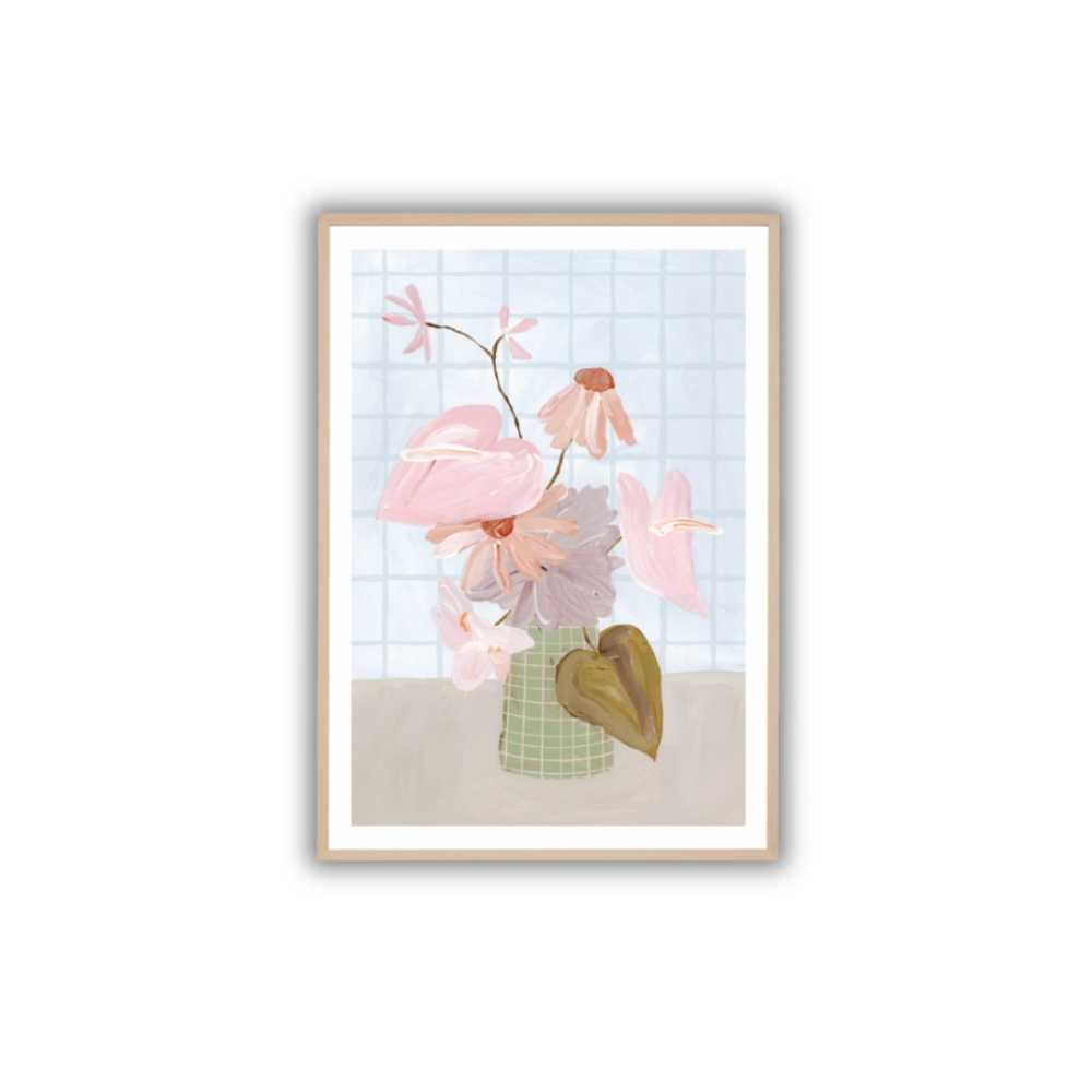 Modern Posy Light 2 Print