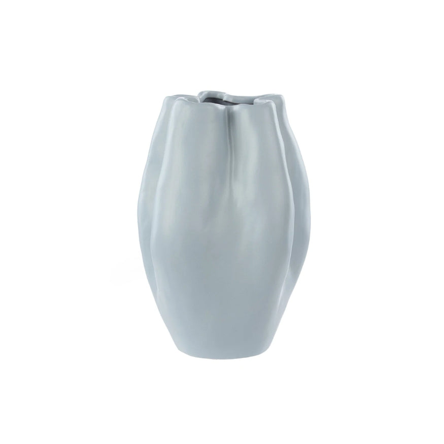 Amalfi Fluid Vase Tall in Blue