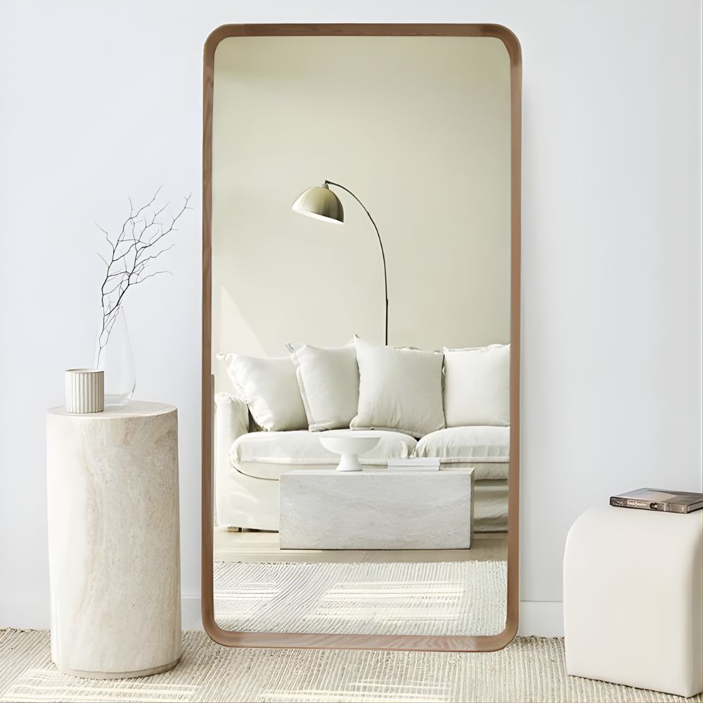 Aleena Mirror in Oak