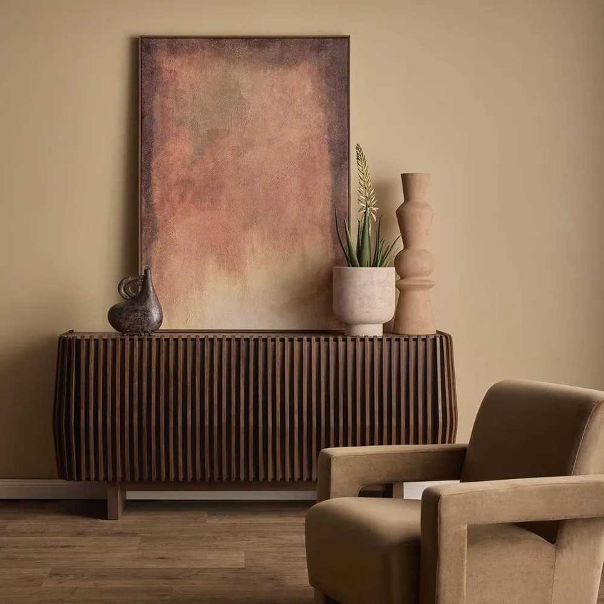 Amber Haze Canvas Wall Art
