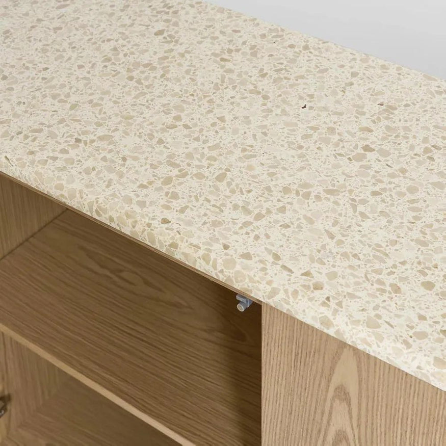 Arlo Buffet in Light Oak & Terrazzo