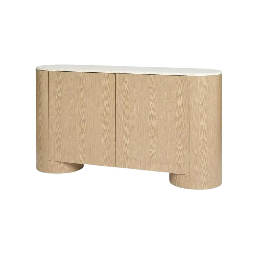 Arlo Buffet in Light Oak & Terrazzo