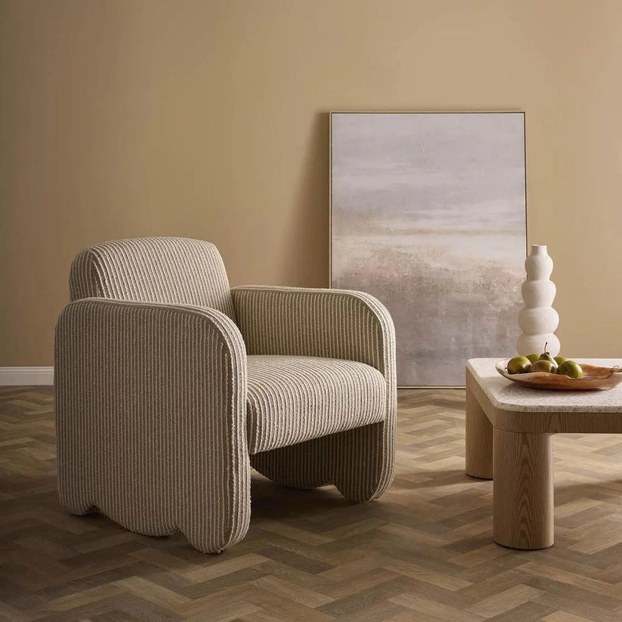 Arlo Coffee Table in Light Oak & Terrazzo