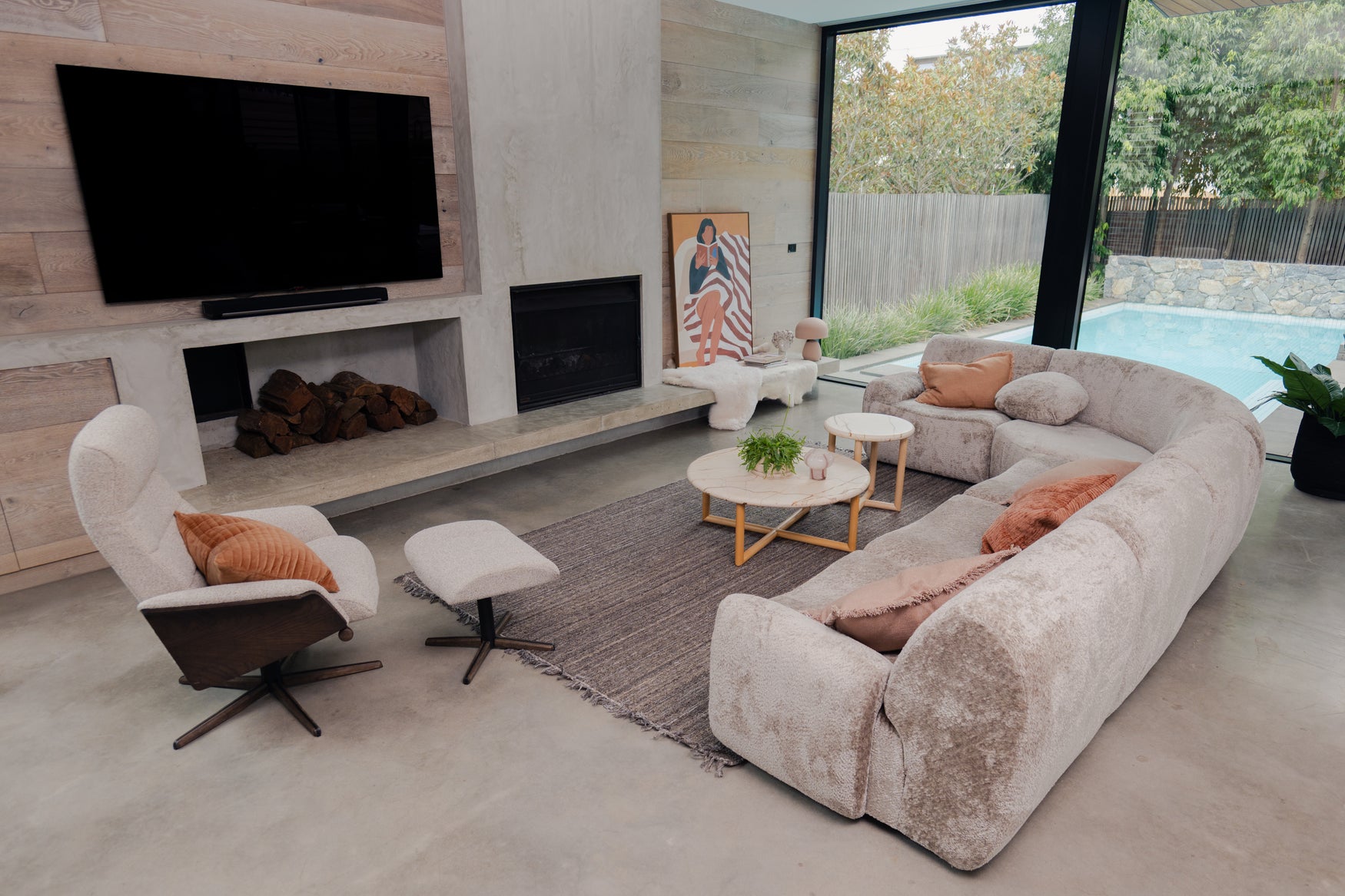 Cruz Sofa Modular in Cozy Koala