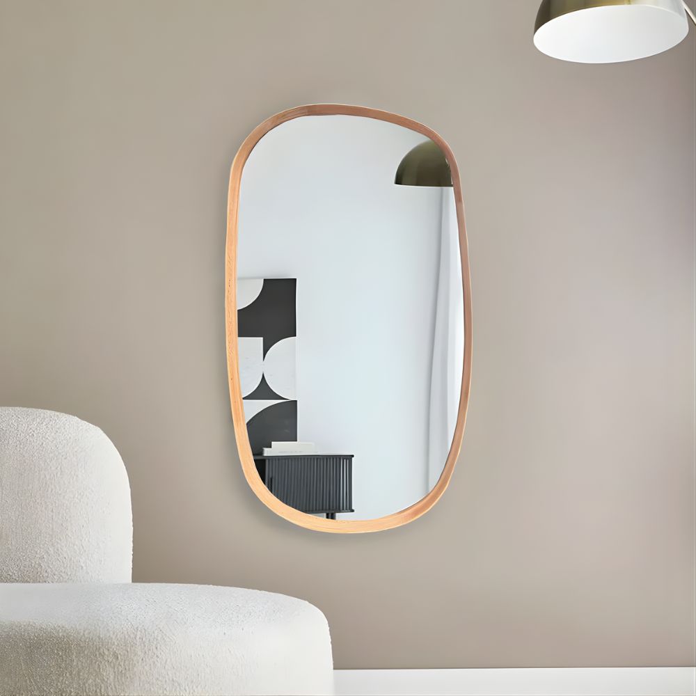 Barney Mirror in Oak