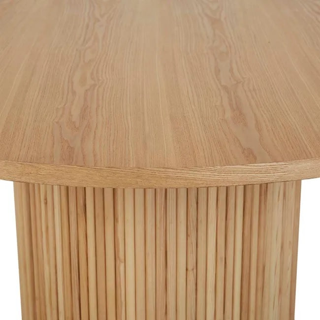 Benjamin Ripple Dining Table in Natural Ash