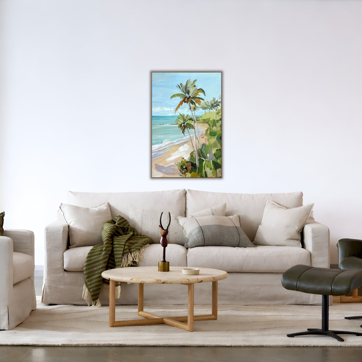 Calming Coastline B Print