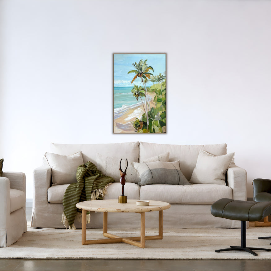 Calming Coastline B Print