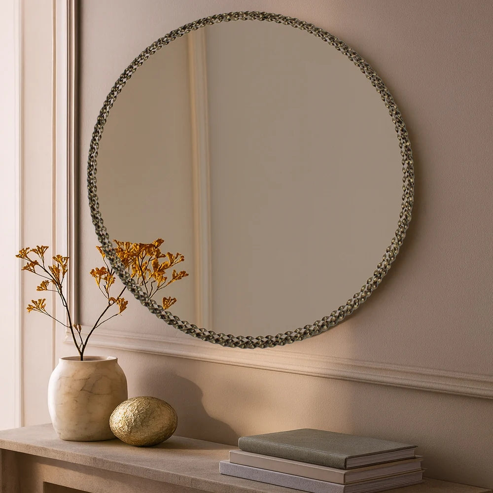 Celeste Mirror in Gold
